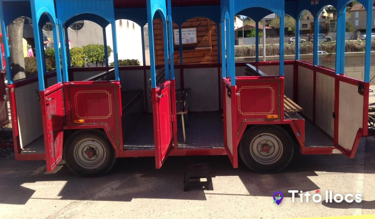 Vagons oberts del Tren Pinxo, pensats per veure tot el paisatge