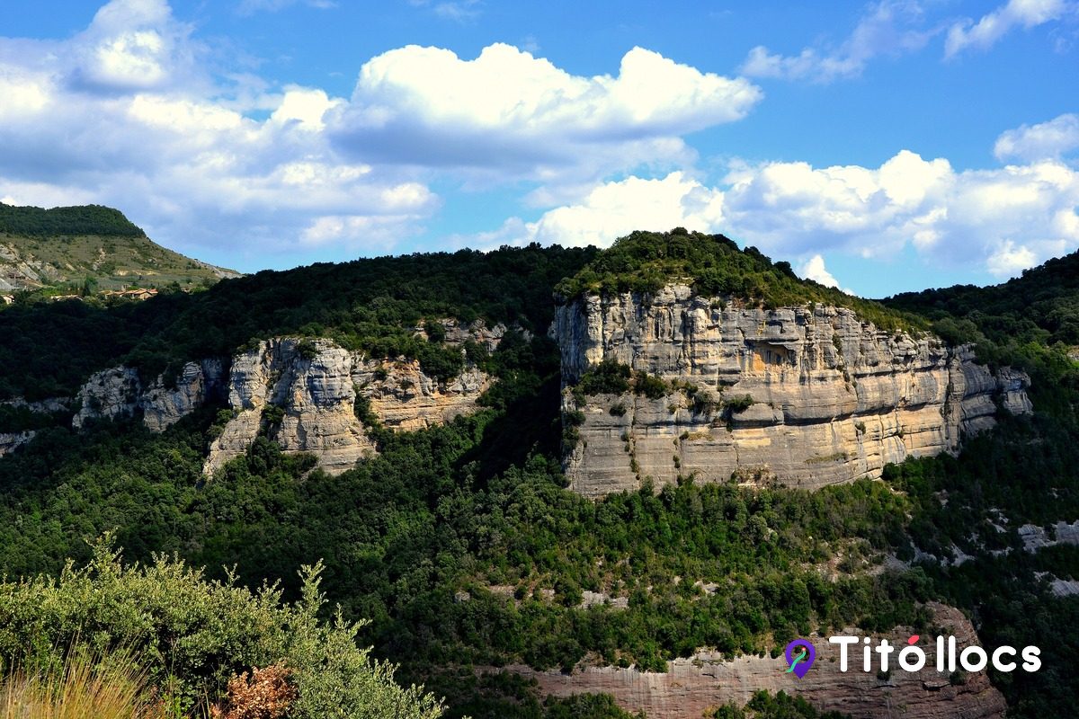 Els cingles de Tavertet i el bosc de l'Espai Natural de les Guilleries-Savassona