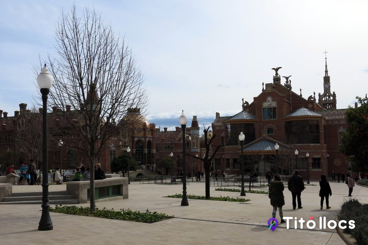 Els jardins i les galeries del Recinte Modernista de Sant Pau