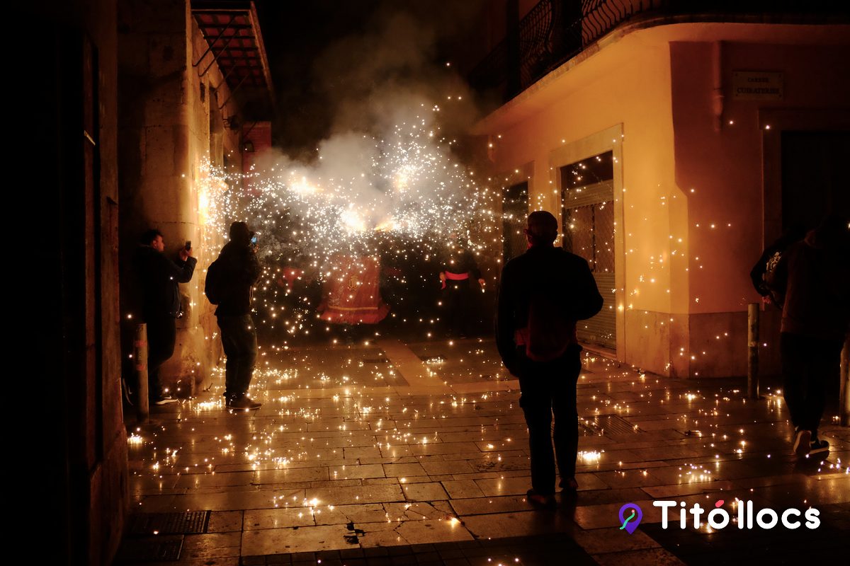 Ball de Diables de Tarragona, Diables de foc i guspires al carrer de Tarragona