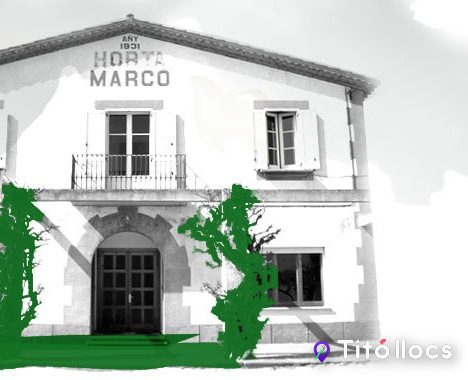 Horta Marcó (Sant Andreu de Llavaneres), L'horta del pèsol garrofal de Llavaneres
