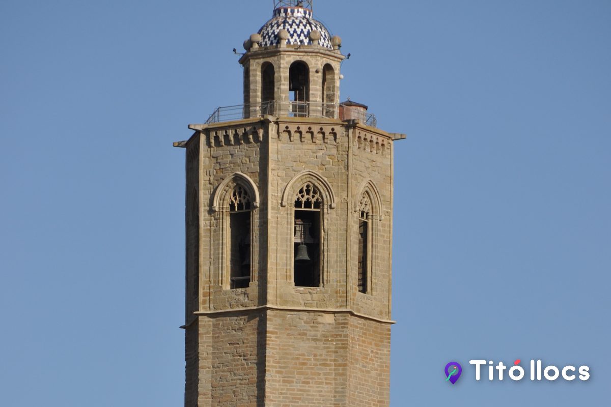 Campanar de Santa Maria de Cervera, El campanar gòtic de 50 metres que fa de mirador de Cervera